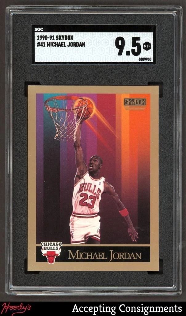 PSA9 SKYBOX MICHAEL JORDAN 1990 NBA カード SkyBox Michael Jordan Basketball 1990-91 Season Sports Trading