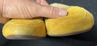 Talbots Loafers Womens 7.5M Yellow Suede Penny Loafer Scalloped Pointed Toe Flat — photo 4