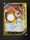 2025-26 Bowmans Best Game Graphs YELLOW ZaKiyah Johnson LSU Auto JERSEY /75