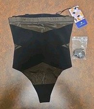 HoneyLove SuperPower THONG Shapewear SculptWear Black WITH STRAPS size S