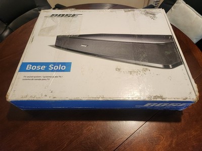 Bose Solo TV Sound System Soundbase, Remote, Wires, Tested, 410376, FREE Ship/48