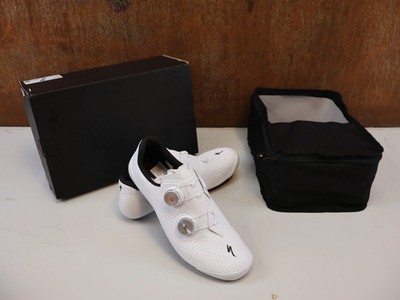 SPECIALIZED S-WORKS TORCH / RENNRADSCHUHE / GR. 42 / WEISS / CARBON  42