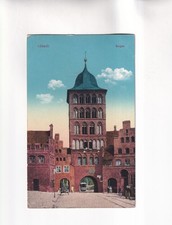 F9606) Postcard, LÜBECK - Burgtor - Tram 1913