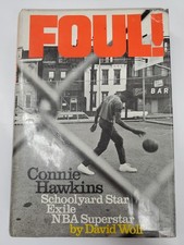 FOUL!  THE CONNIE HAWKINS STORY By David Wolf 1st HD 1972 Basketball NBA SIGNED