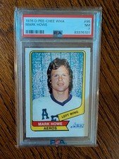 1976 opc mark howe PSA 7
