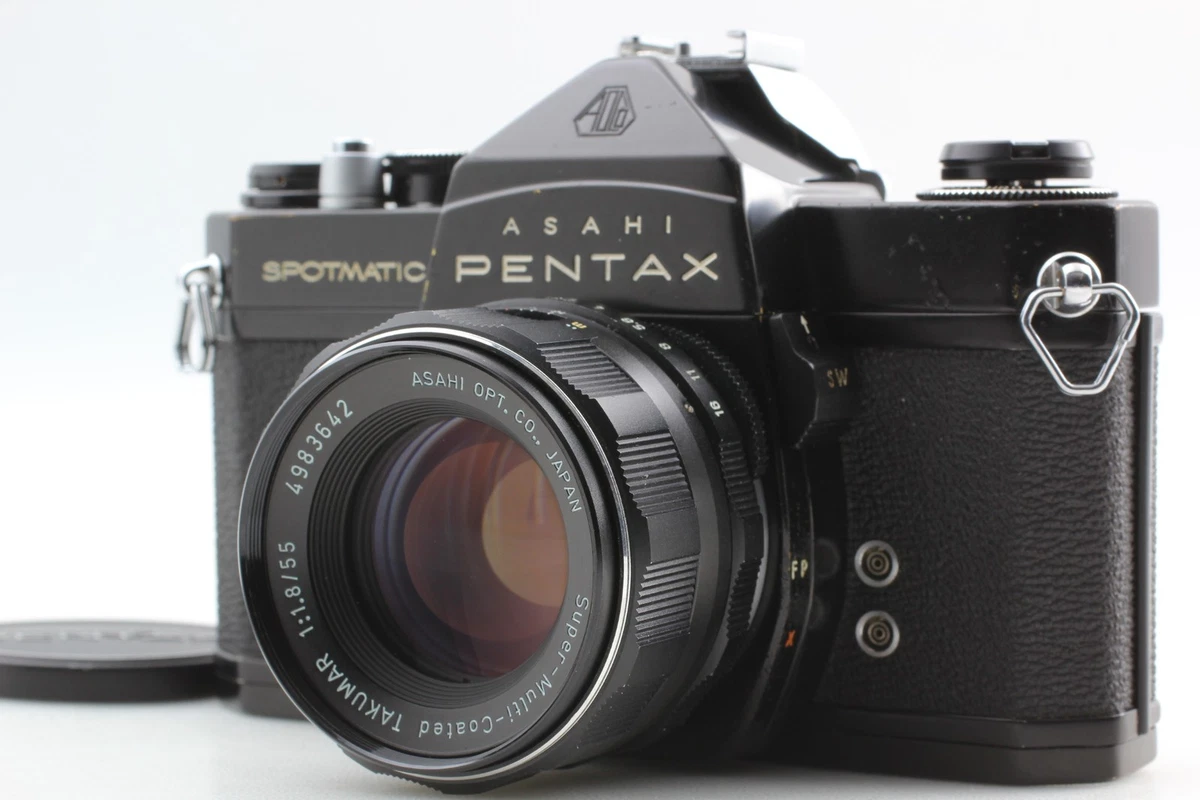 ◾️完動品 PENTAX SPOTMATIC F SPF 55mm F1.8 MINT] Pentax Spotmatic F SPF Film Camera + SMC Takumar 55mm F1.8