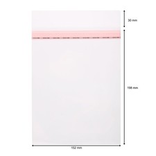 200 St. PlayStation 2 Hüllen aus Folie 152 x 198 mm + 30 mm Klappe verschließbar