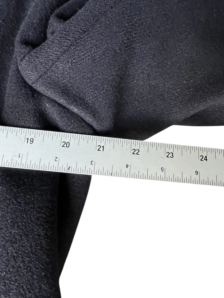 Gran abrigo de lana de doble botonadura original de la década de 1950 con fecha de defensa civil británica 40-43 Foto 4 de 4