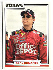 HOF'er CARL EDWARDS 2006 Press Pass Traks NASCAR Racing Card #8