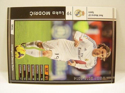 Panini WCCF 2013-14 Luka Modric 1985 Croatia No.19 Real Madrid CF Spain #251 CMF - Picture 3 of 7