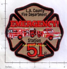 California - Los Angeles County Station 51 CA Fire Dept Patch - Squad 51
