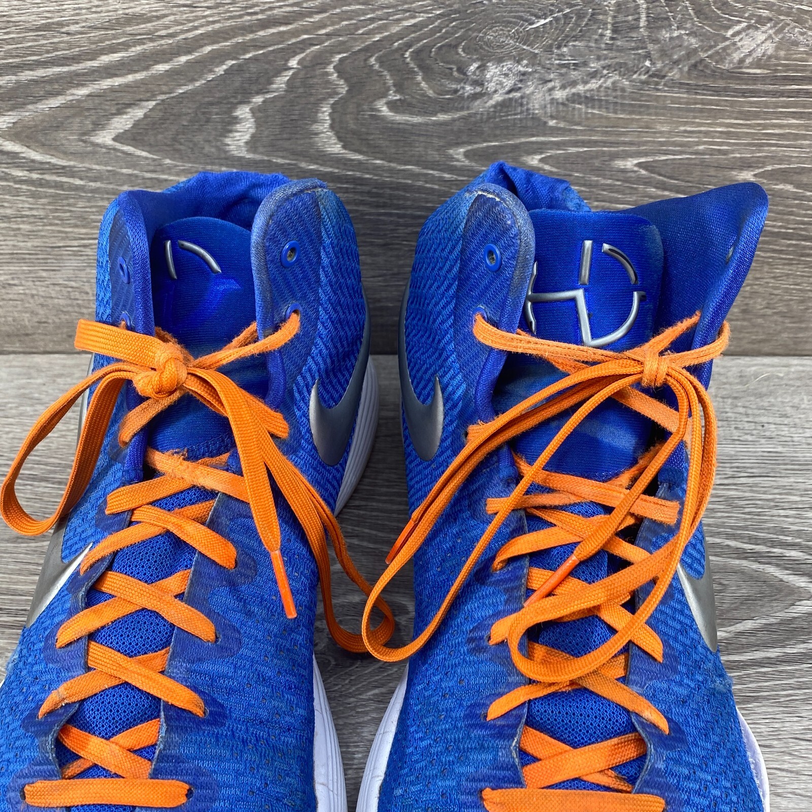 Nike Hyperdunk 2017 Royal Blue Orange Basketball Shoes Mens Size 14