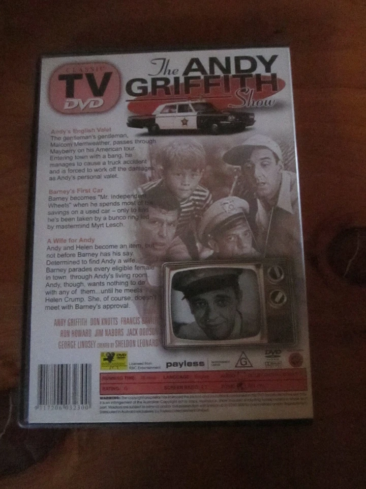 DVD  THE ANDY GRIFFITH SHOW VOLUME 4  GREAT  **** MUST SEE **** - Image 2 of 2