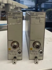 Lot of 2 HP  AGILENT 54712A 1.1 GHz AMPLIFIER PLUG-IN MODULE @ D6