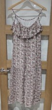 Spicysugar Spicy Sugar 8 Pink Ditsy Retro Floral Print Long Maxi Summer Dress