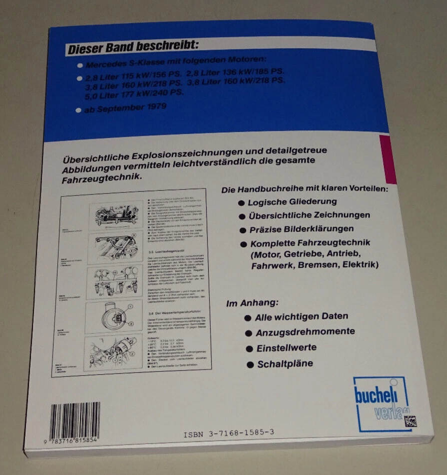 Reparaturanleitung Mercedes W126 S-Klasse - 280 S / 280 SE / 380 SE / 500 SE - Bild 2 von 2