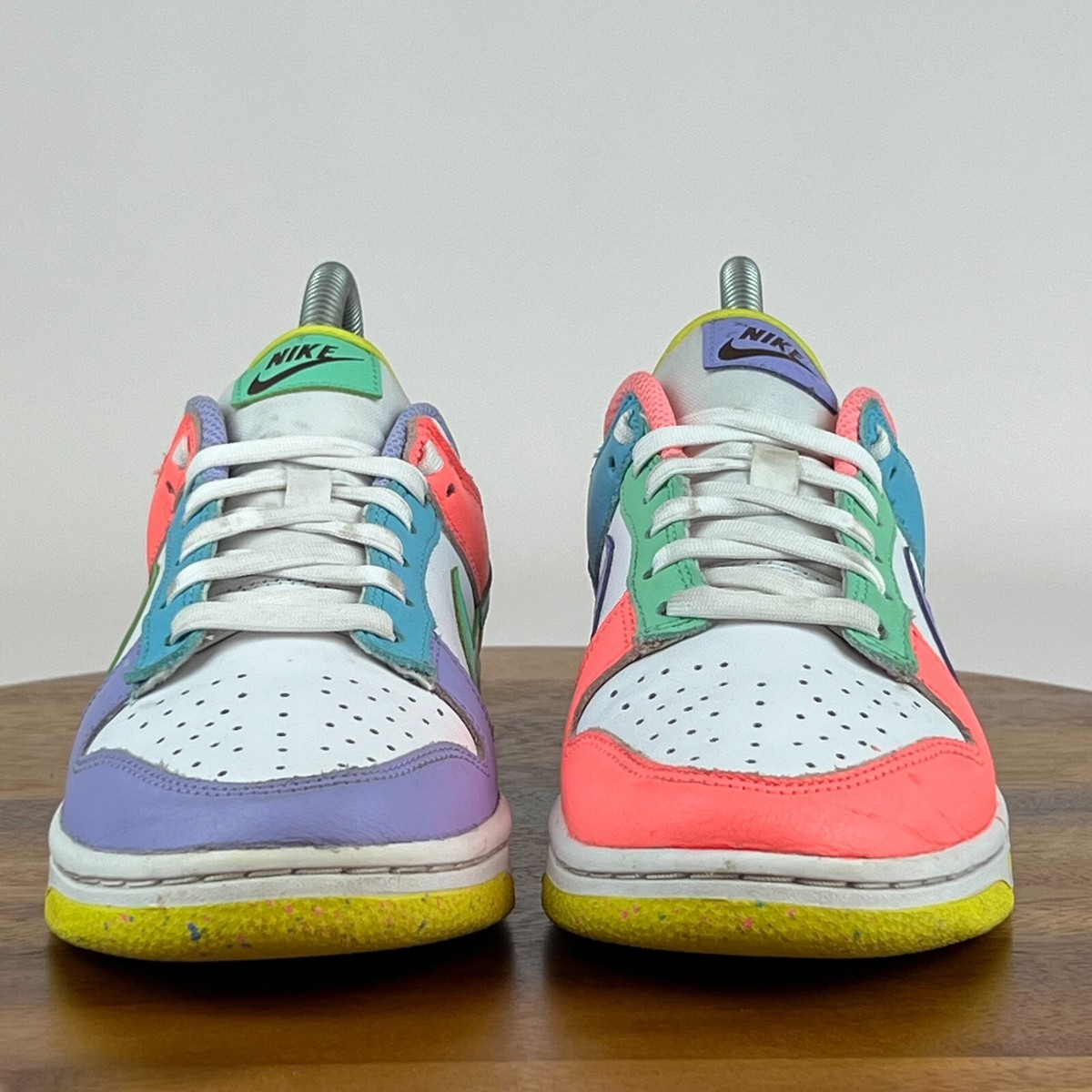 Womens Nike Dunk Low SE Candy Colorblock Leather Shoes