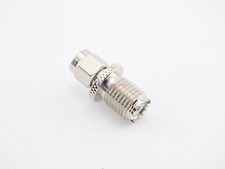 Coax Adapter SMA Male to Mini-UHF Female RF Connector - USA Ham Seller