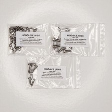 HONDA CB 250 G 1974-1976 Kit n°1 vis CRUCIFORME inox carburateur CB250 CB250G