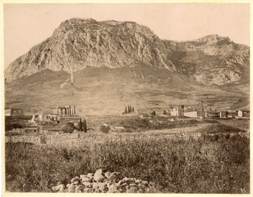 Grèce, Corinthe  Vintage albumen print.  Tirage albuminé  21x27  Circa 188 - Foto 1 di 1