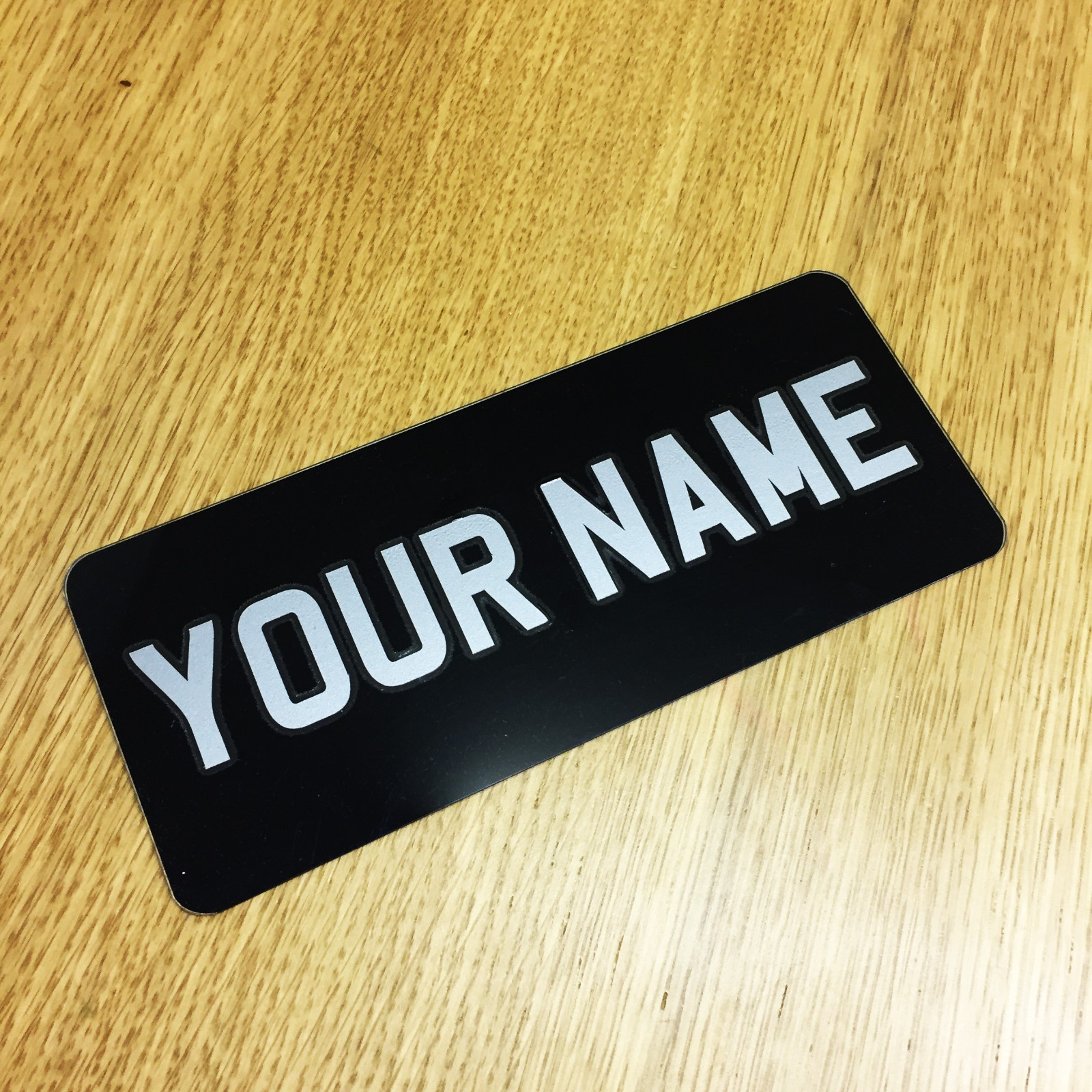 Childrens Personalised Plastic Number Plate Kids Ride On Toy Electric