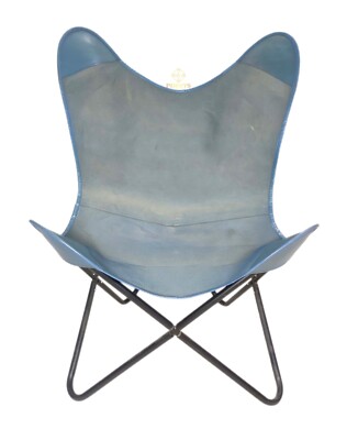 Butter Fly Stuhl mit Armlehne Lounge Stuhl Canvas Leder Stuhl PL2-367