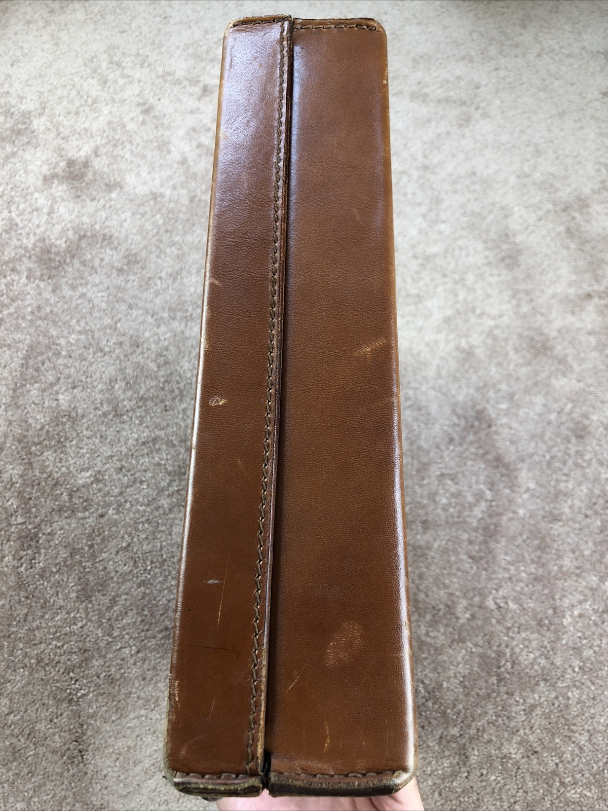 Vintage Asprey London Brown Leather Briefcase Richard… Gem