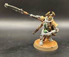 Necron  Overlord With Staff of Lightning  Painted  Ready for Battle
