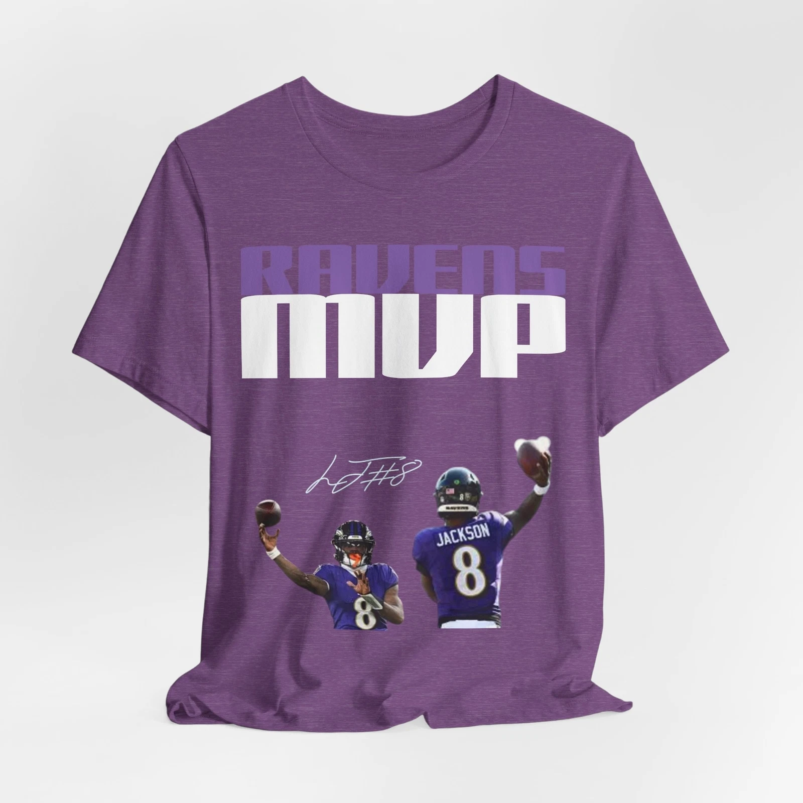 football Baltimore Lamar Jackson MVP T-Shirt, Raven Game Day Football T-Shirt