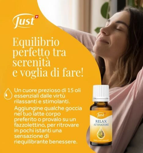just oli essenziali olio 31 olio relax eucalipto lavanda tea tree limone geranio - Foto 4 di 11