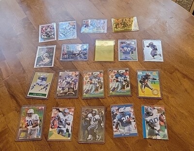 Barry Sanders Cards Lot Of 19 Cards - See Below For What All You Will Receive 