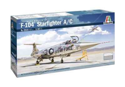 Italeri 2515 1/32 Scale Model Aircraft Kit Lockheed Martin F-104 A