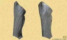 medieval Larp Elf medieval steel Archangel Armor Pair Of Leg Greaves