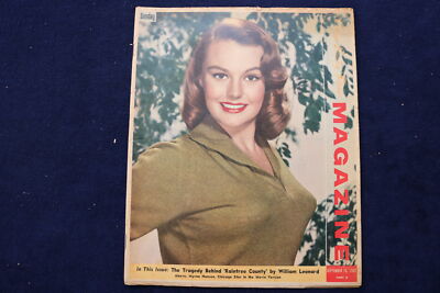 1957 SEPTEMBER 15 CHICAGO TRIBUNE MAGAZINE - MYRNA HANSEN COVER - E 22212