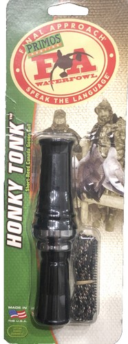 Primos 866 Goose Hunting Honky Tonk/Game Calls Short Reed Black/White-NEW-SHIP24 - Picture 12 of 12