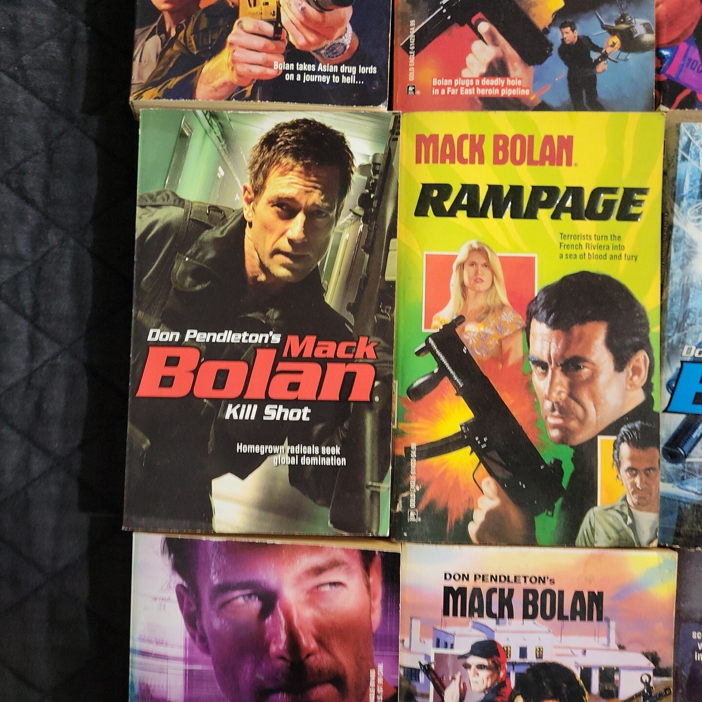 Lot of 20 Mack Bolan Books By Don Pendleton Action Adventure Espionage ...