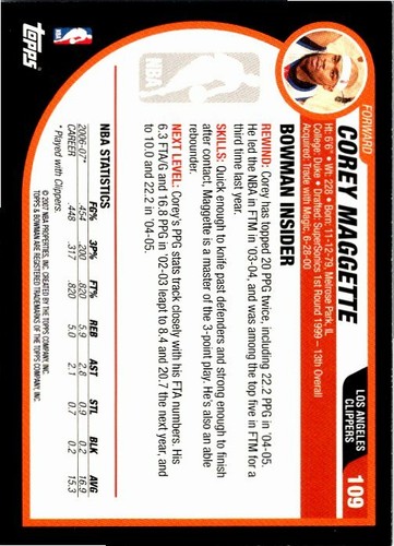 2007-08 Bowman Basketball Pick / Choose Your Cards - Picture 141 of 143