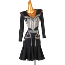New Ballroom Latin dance Competition dress adult jitterbug Women's Dancewear LQ2