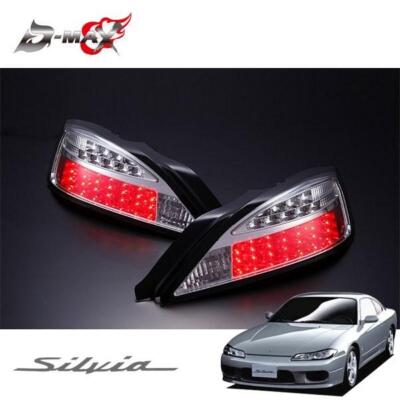 D-MAX LED Rückleuchten für NISSAN SILVIA S15 200SX Blinker Chrom TYP JDM