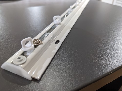 Discreet Thin Hidden WAVE Curtain Rail Track LONG LENGTHS COMPLETE UP TO 4.5M - Picture 4 of 16