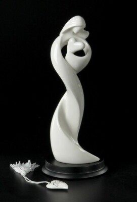 Künstlerfigur Circle of Love Always in our Hearts Figur Modern mit Sockel Neu