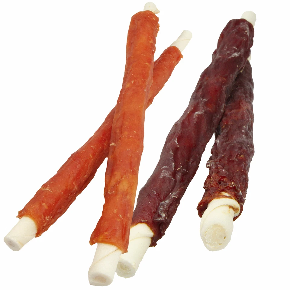 ANTOS BV Snack para perros - Masticadores XL - para perros grandes - con patos o pechuga de pollo