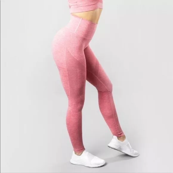 Alphalete Aero Leggings in Pink Rose Size Medium