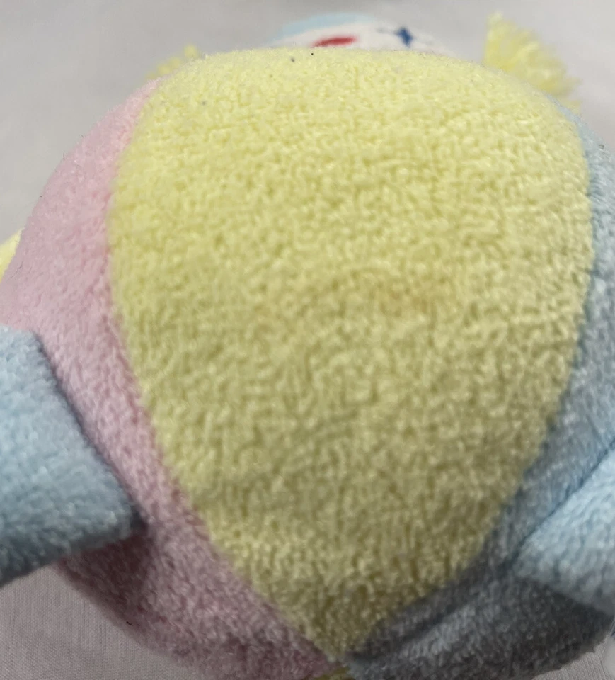 De Colección Eden Payaso Bebé Juguete Pastel Terrycloth Sonajero Peluche Bola Lovey Con Etiqueta Foto 2 de 4