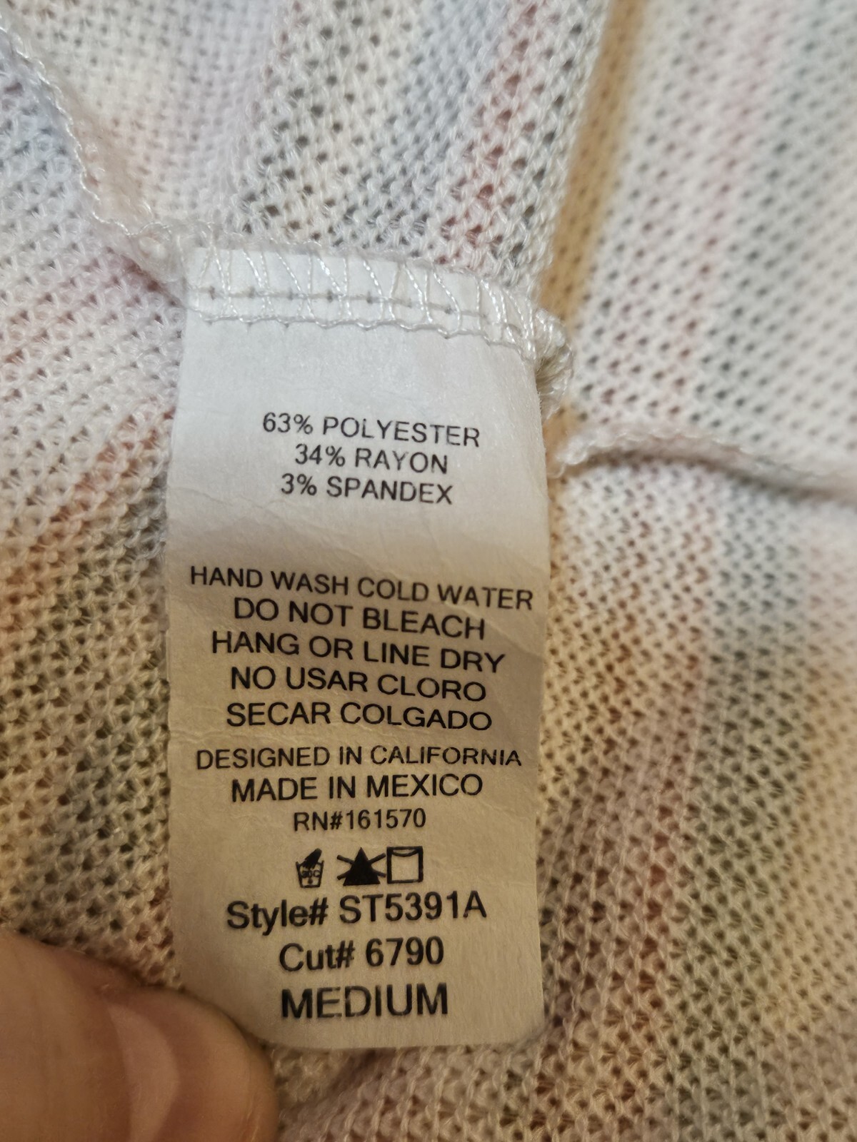 Sugarfox Multicolor Mixed Pattern V-neck Blouse. … - image 5