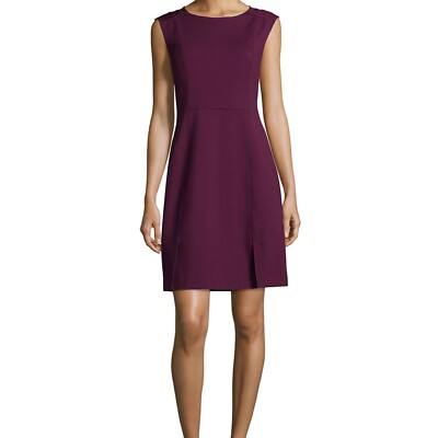 REBECCA TAYLOR mesh trim ponte sheath dress oxblood burgundy -4-NWT! $295 |  eBay