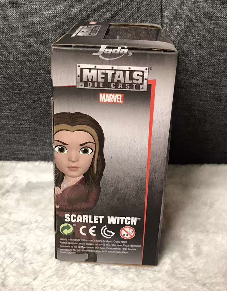 Jada Toys Die-Cast Metals Bruja Escarlata 4 pulgadas Marvel Guerra Civil M134 Nuevo Foto 2 de 3