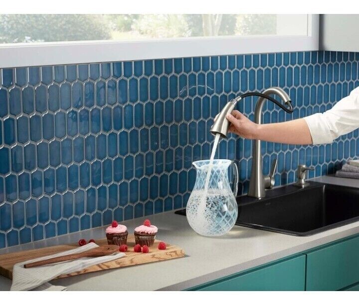 New Kohler Maxton Touchless Pulldown Kitchen Faucet Vibrant Stainless