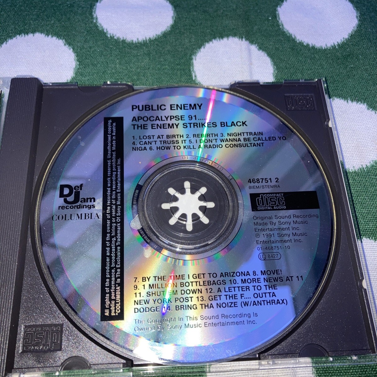 Public Enemy (CD) Apocalypse 91 The Enemy Strikes Black 05818