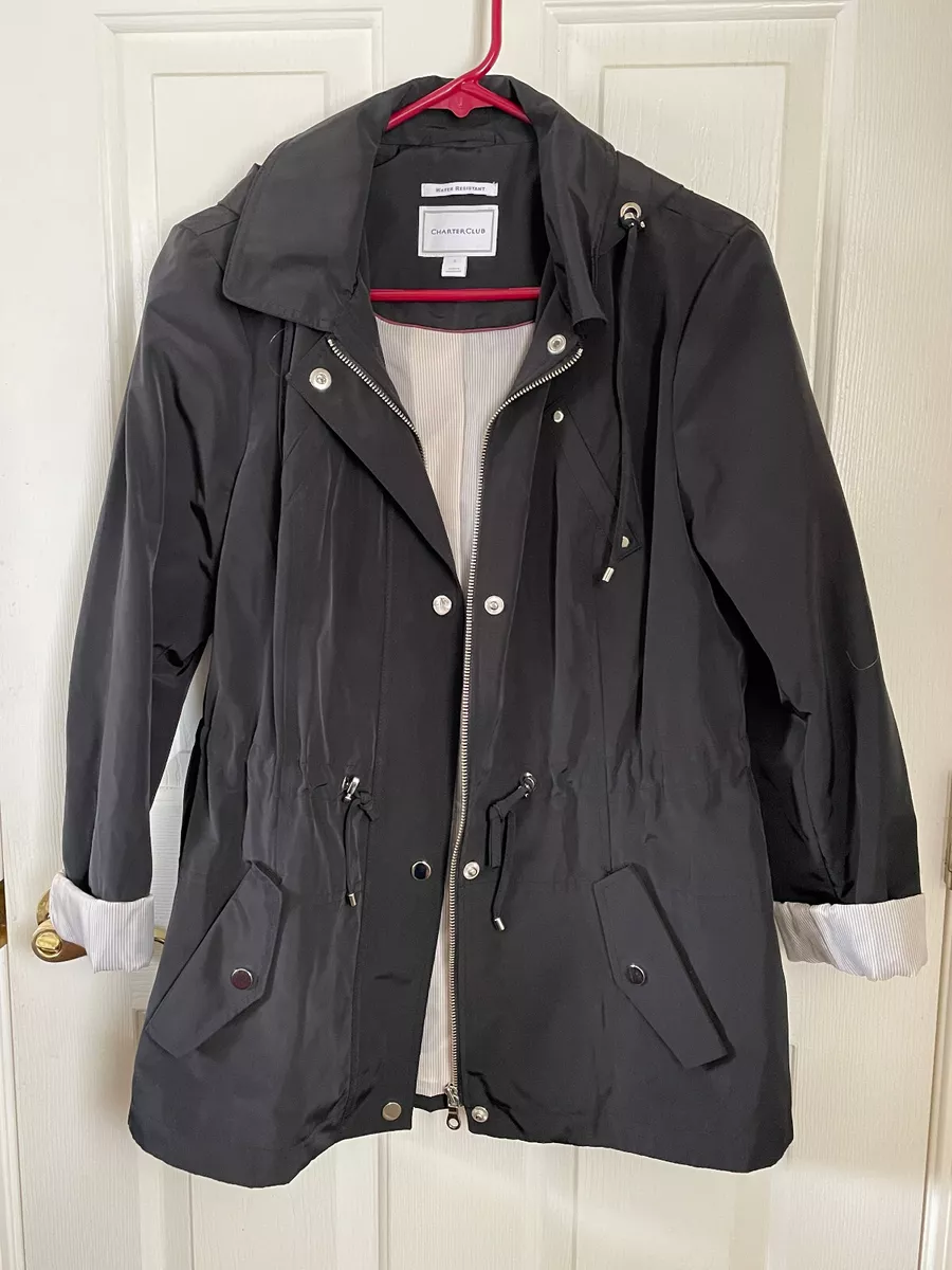 Charter club water resistant jacket top